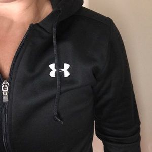 Under Armour Black Zip-up